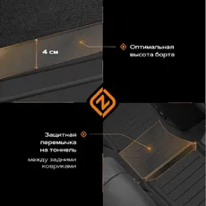 Коврики в салон REZKON 1011030100
