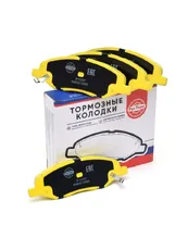 Тормозные колодки дисковые РУСТОРМ R1025F