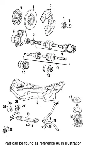 Тормозной диск SUBARU 7254-31090