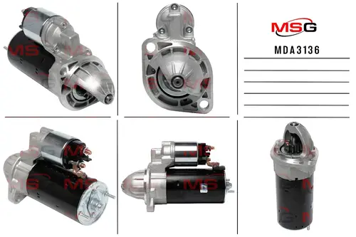 Стартер John Deere 100F 2009-2015, John Deere 76F 2008-2011, John Deere 85F 2008-2011 MDA3136 MSG