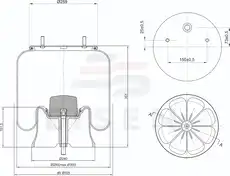 Пневмоподушка EISEN EIAS.4022NP05.P