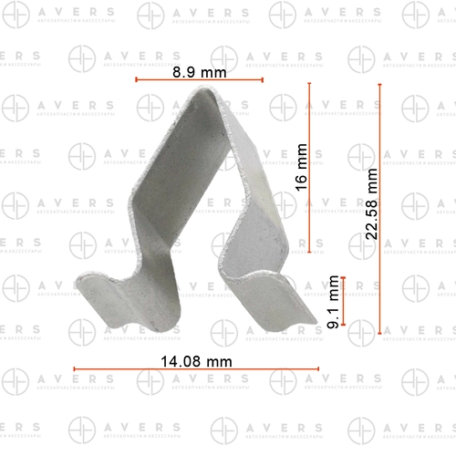 Крепеж 4A0867276 AVERS