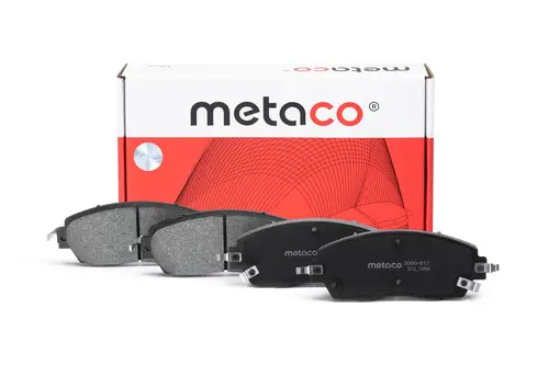 Тормозные колодки дисковые METACO 3000-817