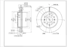 Тормозной диск SENIKO SBD1140
