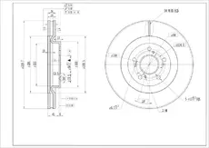 Тормозной диск SENIKO SBD1141