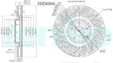 Тормозной диск SENIKO SBD6866
