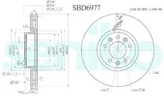 Тормозной диск SENIKO SBD6977