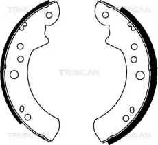 колодки бараб. торм. Ford 8100 16446 TRISCAN