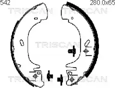 колодки бараб. торм. Ford 8100 16542 TRISCAN