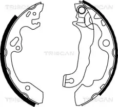 колодки бараб. торм. Ford 8100 16632 TRISCAN