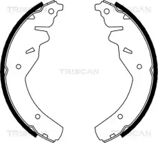 колодки бараб. торм. Kia 8100 18595 TRISCAN