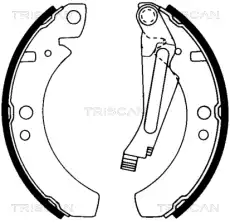 колодки бараб. торм. Audi 8100 29266 TRISCAN