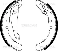 колодки бараб. торм. Audi 8100 29530 TRISCAN