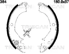 колодки бараб. торм. Mits 8100 42384 TRISCAN