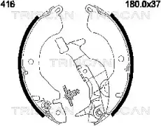 колодки бараб. торм. Mits 8100 42416 TRISCAN