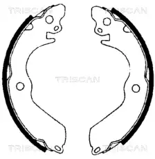 колодки бараб. торм. Mits 8100 42533 TRISCAN