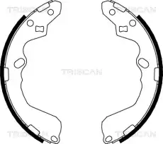 колодки бараб. торм. Maz 8100 50002 TRISCAN
