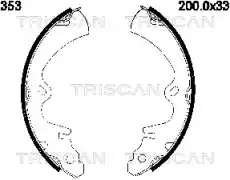 колодки бараб. торм. Maz 8100 50353 TRISCAN