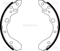 колодки бараб. торм. Maz 8100 50611 TRISCAN
