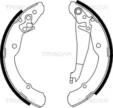 колодки бараб. торм. Ford 8100 67631 TRISCAN