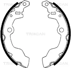 колодки бараб. торм. Sub 8100 69002 TRISCAN