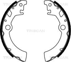 колодки бараб. торм. Suz 8100 69600 TRISCAN