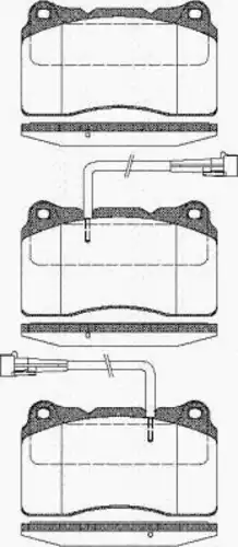 колодки дисковые торм. перед. AR 8110 12004 TRISCAN