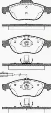 колодки дисковые торм. перед. AR 8110 12009 TRISCAN