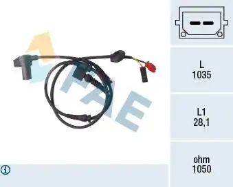 Датчик ABS FAE 78100