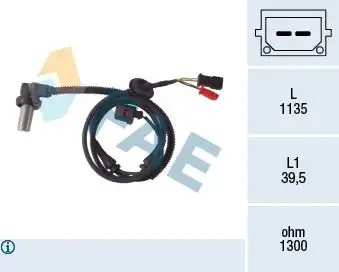 Датчик ABS FAE 78085
