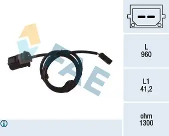 Датчик ABS FAE 78058