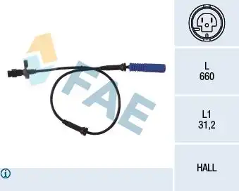Датчик ABS FAE 78045