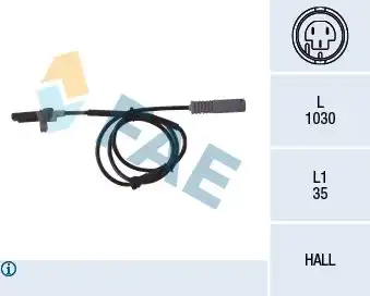 Датчик ABS FAE 78043