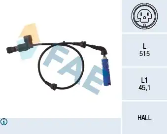 Датчик ABS FAE 78014