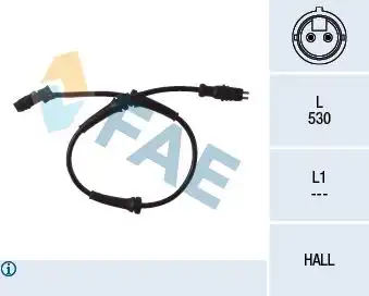 Датчик ABS FAE 78099