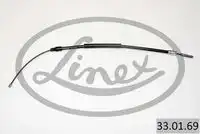 Трос ручного тормоза LINEX 33.01.69