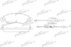 Тормозные колодки дисковые PATRON PBP1410