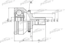 ШРУС наружный PATRON PCV1538