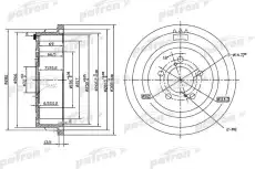 Тормозной барабан PATRON PDR1003