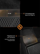 Коврики в салон REZKON 0741010300