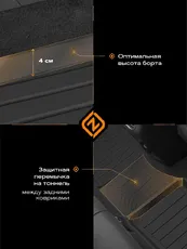 Коврики в салон REZKON 1039045300