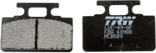 Колодки тормозные дисковые MCB589 TRW