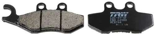 Тормозные колодки дисковые TRW MCB744