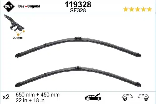 Щетка стеклоочистителя 119328 VALEO