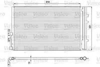Радиатор кондиционера (конденсатор) VALEO 814386