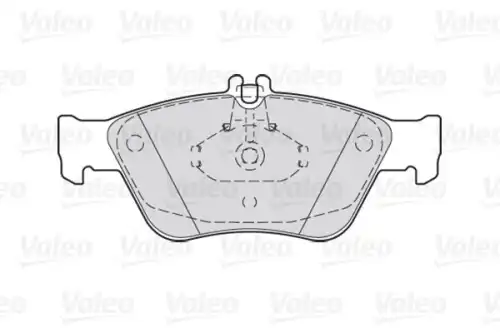 Тормозные колодки дисковые передняя ось VALEO 301357