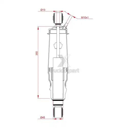 Амортизатор кабины TRUCKEXPERT 46711002