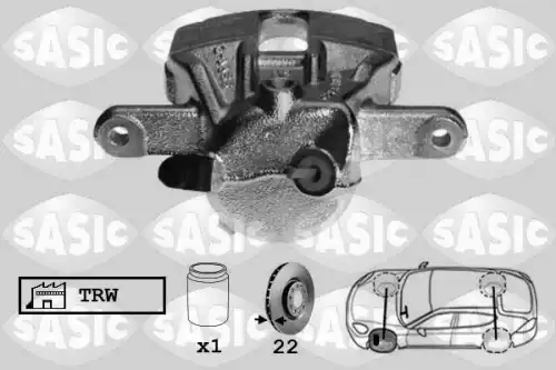 Суппорт тормозной SASIC 6504010
