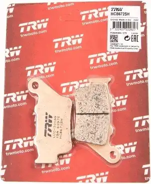 Тормозные колодки дисковые TRW MCB672SH