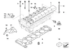 Винт Torx !M6x70 \BMW 3' E36, E46, 5' E34, E39, E60, E61, 7' E38, E65, E66, X3 E83, X5 E 11 12 1 720 729